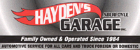 Hayden's Aberfoyle Garage Inc.
